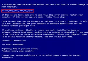 IRQL_NOT_LESS_OR_EQUAL त्रुटि ठीक करें 