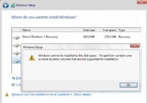 हल किया गया:विंडोज़ को ड्राइव में स्थापित नहीं किया जा सकता 0 