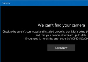 फिक्स विंडोज कैमरा नहीं ढूंढ सकता या शुरू नहीं कर सकता 
