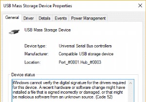 USB त्रुटि कोड 52 को ठीक करें Windows डिजिटल हस्ताक्षर सत्यापित नहीं कर सकता 