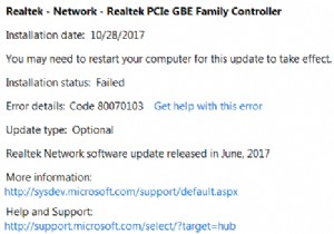 Windows अद्यतन त्रुटि को ठीक करें 80070103 