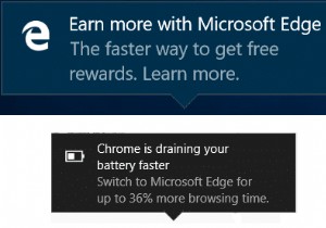 विंडोज 10 माइक्रोसॉफ्ट एज नोटिफिकेशन को डिसेबल करें 