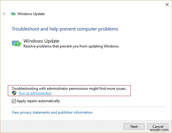 Windows अद्यतन त्रुटि को ठीक करें 0x8007007e 