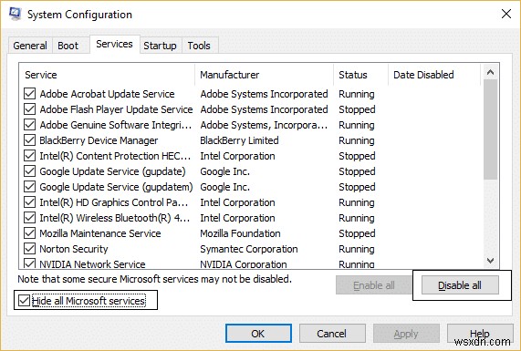 Windows अद्यतन त्रुटि को ठीक करें 0x8007007e 