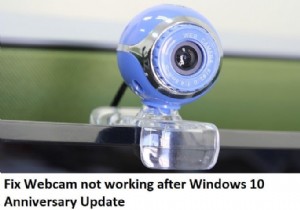 फिक्स वेब कैमरा विंडोज 10 एनिवर्सरी अपडेट के बाद काम नहीं कर रहा है 