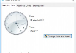 विंडोज 10 गलत क्लॉक टाइम इश्यू को ठीक करें 
