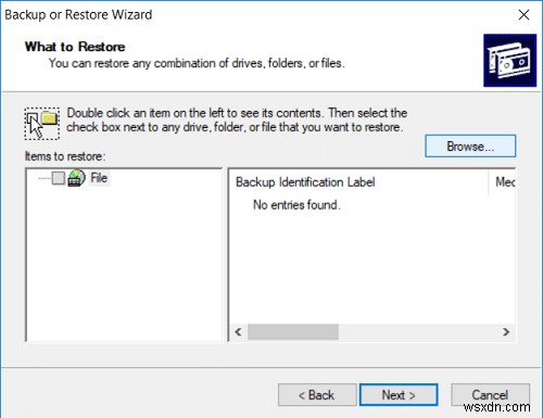 विंडोज 10 पर एनटीबैकअप बीकेएफ फाइल को कैसे रिस्टोर करें? 