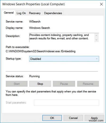 Searchindexer.exe उच्च CPU उपयोग को ठीक करें 