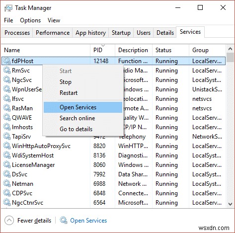 सर्विस होस्ट द्वारा उच्च CPU उपयोग को ठीक करें:स्थानीय सिस्टम 