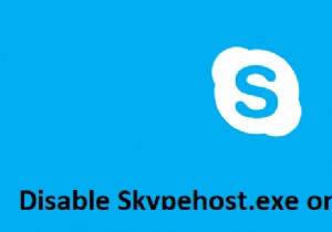 Windows 10 पर Skypehost.exe को अक्षम कैसे करें 