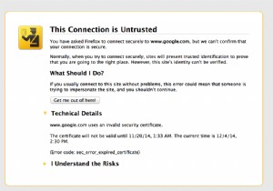 Sec_error_expired_certificate को कैसे ठीक करें 