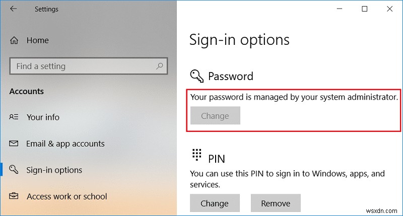 विंडोज 10 में यूजर्स को पासवर्ड बदलने से कैसे रोकें