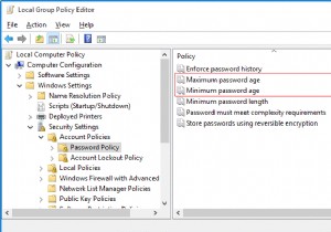 विंडोज 10 में पासवर्ड की समाप्ति को सक्षम या अक्षम करें 