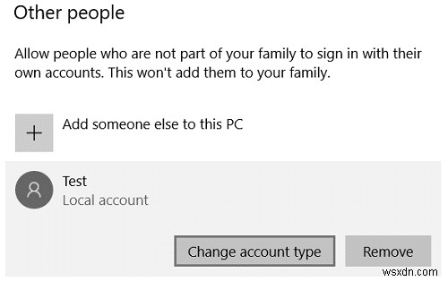 Windows 10 में उपयोगकर्ता खाता प्रकार कैसे बदलें