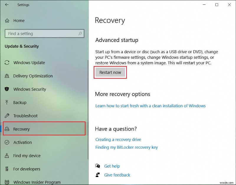 Windows 10 में उन्नत स्टार्टअप विकल्प कैसे एक्सेस करें