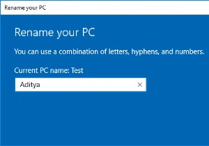 विंडोज 10 में कंप्यूटर का नाम कैसे बदलें 