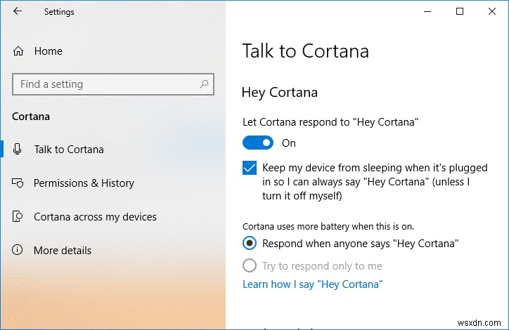 Windows 10 लॉक स्क्रीन पर Cortana सक्षम या अक्षम करें
