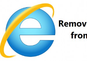 Windows 10 में डेस्कटॉप से ​​Internet Explorer आइकन निकालें