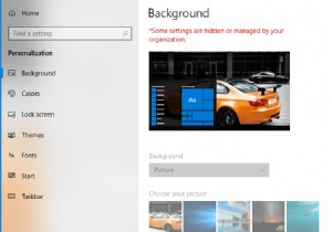 उपयोगकर्ताओं को विंडोज 10 में डेस्कटॉप वॉलपेपर बदलने से रोकें 