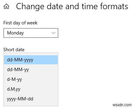 विंडोज 10 में दिनांक और समय प्रारूप कैसे बदलें 