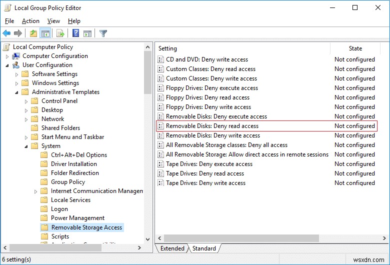 Windows 10 में डिस्क के लिए लेखन सुरक्षा सक्षम या अक्षम करें