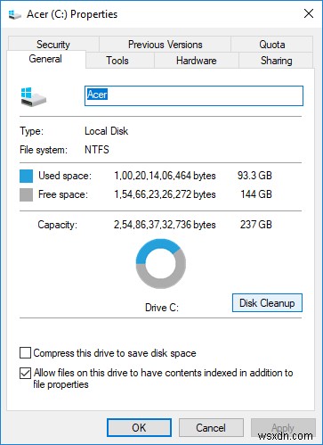 विंडोज 10 में डिस्क क्लीनअप का उपयोग कैसे करें 