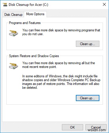 विंडोज 10 में डिस्क क्लीनअप का उपयोग कैसे करें 