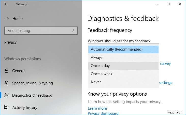 Windows 10 में प्रतिक्रिया आवृत्ति कैसे बदलें