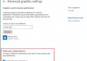 विंडोज 10 में फुलस्क्रीन ऑप्टिमाइज़ेशन को डिसेबल कैसे करें 