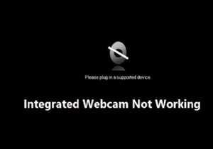 विंडोज 10 पर काम नहीं कर रहे इंटीग्रेटेड वेब कैमरा को ठीक करें 