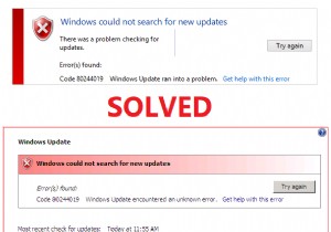 Windows अद्यतन त्रुटि को ठीक करें 80244019 