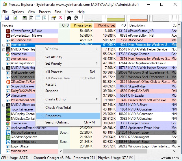 फिक्स सर्विस होस्ट:लोकल सिस्टम (svchost.exe) हाई सीपीयू और डिस्क यूसेज 