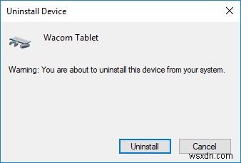 Wacom Tablet त्रुटि ठीक करें:आपका उपकरण आपके कंप्यूटर से कनेक्ट नहीं है