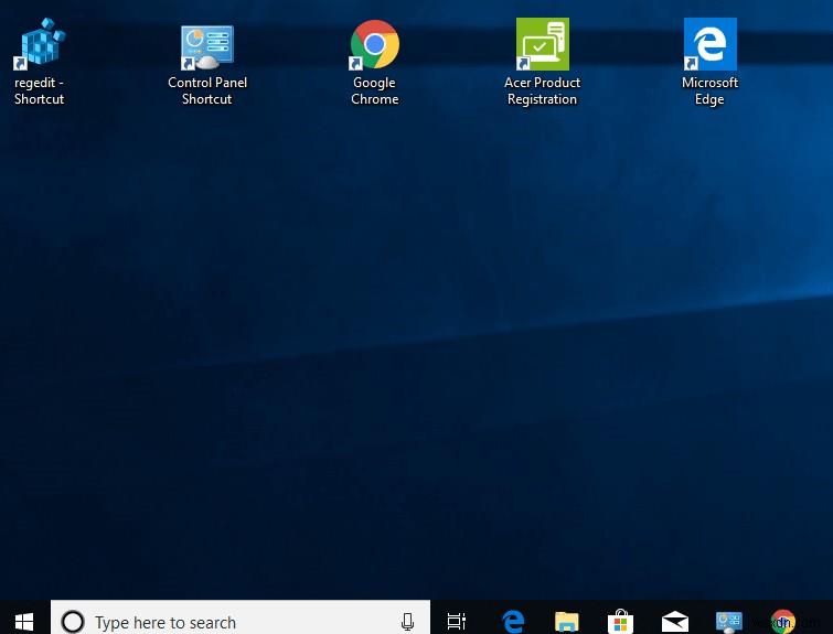 Windows 10 (ट्यूटोरियल) में डेस्कटॉप शॉर्टकट बनाएं