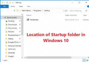 विंडोज 10 में स्टार्टअप फोल्डर कहां है?