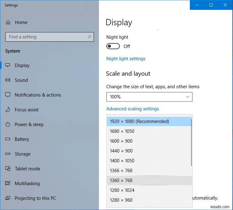 Windows 10 में स्क्रीन रिज़ॉल्यूशन बदलने के 2 तरीके