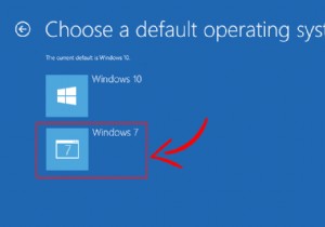 डुअल-बूट सेटअप में डिफ़ॉल्ट ओएस कैसे बदलें 