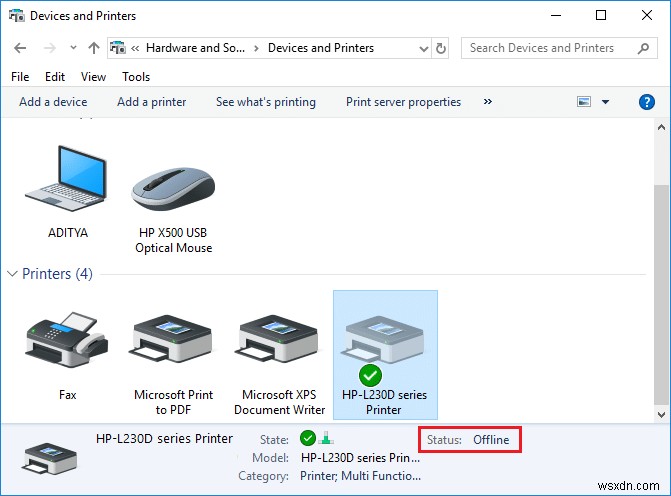 Windows 10 में अपना प्रिंटर वापस ऑनलाइन कैसे प्राप्त करें