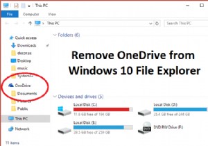 Windows 10 PC पर OneDrive अक्षम करें 