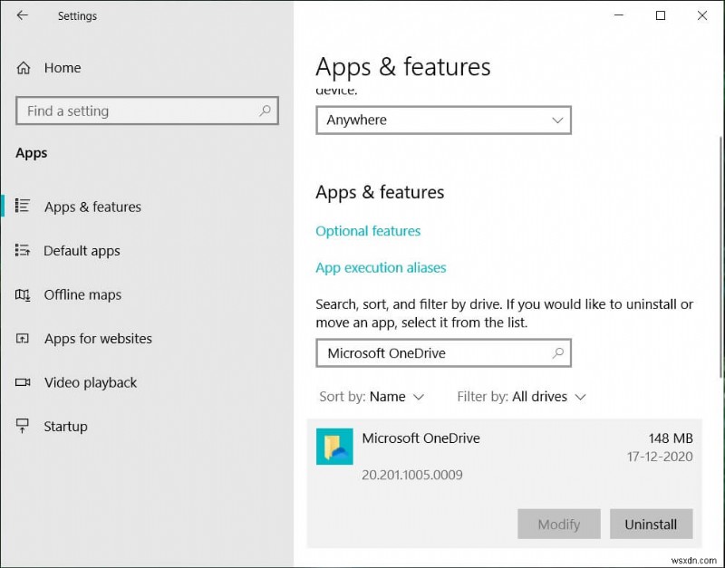 Windows 10 PC पर OneDrive अक्षम करें 