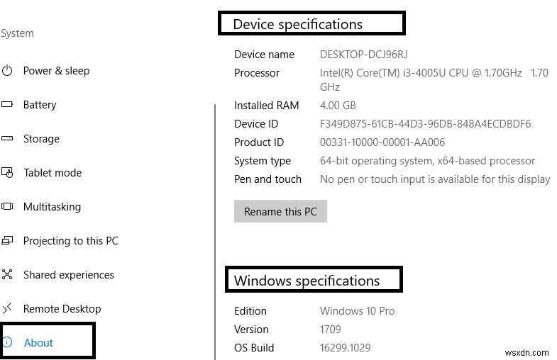 Windows 10 पर अपने पीसी की विशिष्टता की जांच कैसे करें