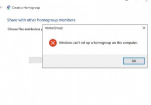 फिक्स विंडोज 10 पर होमग्रुप नहीं बना सकता 