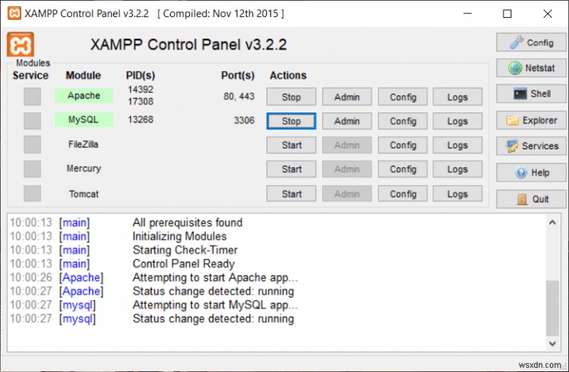 Windows 10 पर XAMPP इंस्टॉल और कॉन्फिगर करें