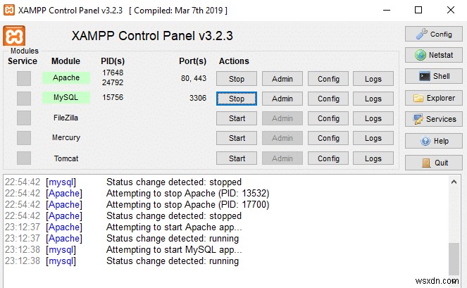 Windows 10 पर XAMPP इंस्टॉल और कॉन्फिगर करें