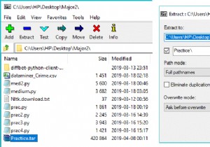 Windows 10 पर TAR फ़ाइलें (.tar.gz) कैसे खोलें 