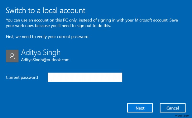 Windows 10 पर स्थानीय उपयोगकर्ता खाता कैसे बनाएं