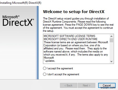 Windows 10 पर DirectX डाउनलोड और इंस्टॉल करें