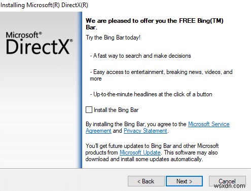 Windows 10 पर DirectX डाउनलोड और इंस्टॉल करें