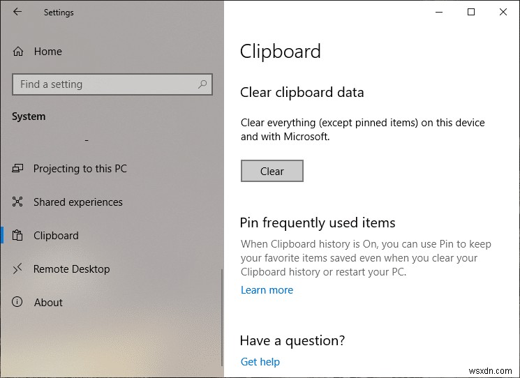 Windows 10 में क्लिपबोर्ड इतिहास को साफ करने के 4 तरीके