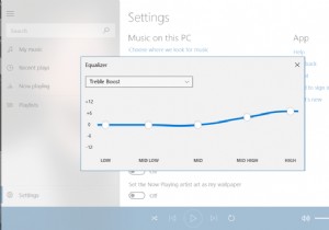 Windows 10 में Groove Music में इक्वलाइज़र का उपयोग कैसे करें